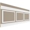 Ekena Millwork Wainscot Paneling Kit, Urethane, 94-1/2 in L, Factory Primed WPKUSQ101P032 - alternate 2